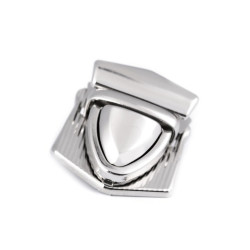 Zapięcie do torby  33x41 mm - Nikiel (10 Zestawy)
