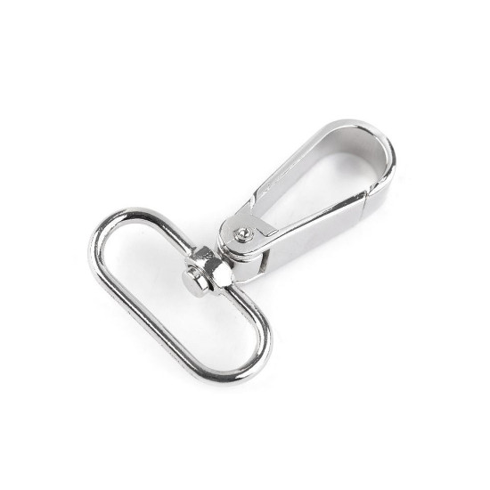 Gancio / moschettone girevole in metallo, adatto per cinturini da 32 mm - Oro classico (50 Pezzi) Gancio / moschettone girevole in metallo, adatto per cinturini da 32 mm - Oro classico (50 Pezzi)