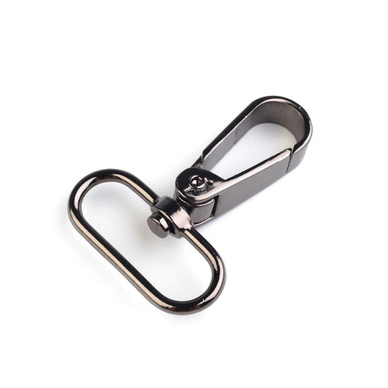 Gancio / moschettone girevole in metallo, adatto per cinturini da 32 mm - Oro classico (50 Pezzi) Gancio / moschettone girevole in metallo, adatto per cinturini da 32 mm - Oro classico (50 Pezzi)