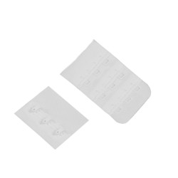 Bh verschluss breite 40mm 3 reihen - Weiß (12 Paare)
