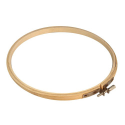 Bambusz hímzőkeret ø18 cm - Világos bambusz (1 Darab)