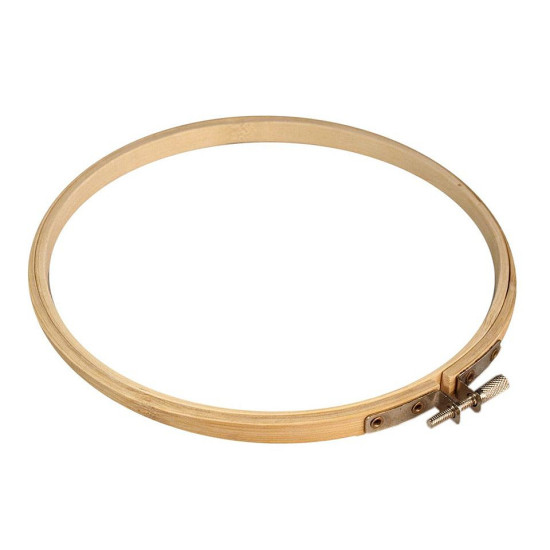 Bambusz hímzőkeret ø18 cm - Világos bambusz (10 Darabok)