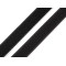 Bande velcro adhésive, largeur 20 mm - Noir (100 Mètres)