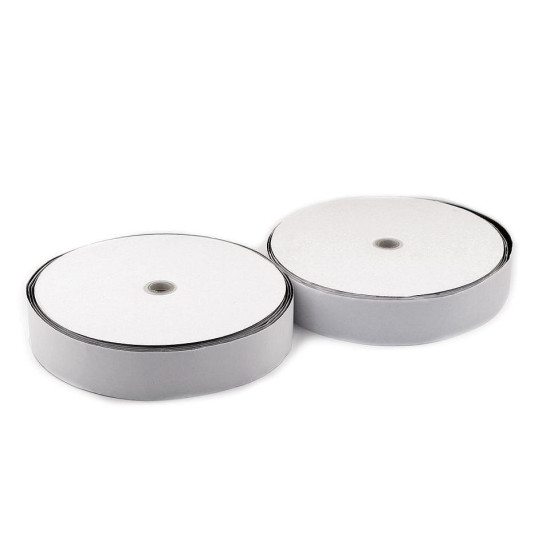 Taśma rzep samoprzylepna komplet (haczyk+pętelka) szerokość 50 mm - Czarny (25 Metry) Taśma rzep samoprzylepna komplet (haczyk+pętelka) szerokość 50 mm - Czarny (25 Metry)