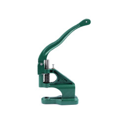Hand press machine for grommets, eyelets, rivets, studs - Green (1 Piece)