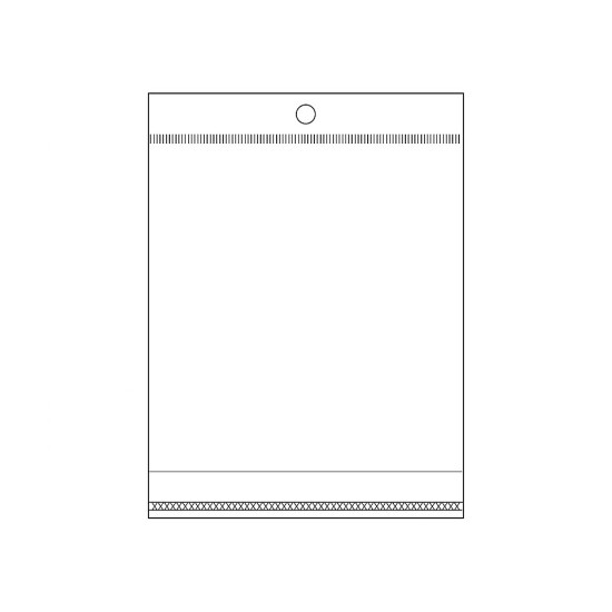 Torebki foliowe z paskiem klejącym i zawieszką 10x13,5 cm - Transparent (1000 Sztuki) Torebki foliowe z paskiem klejącym i zawieszką 10x13,5 cm - Transparent (1000 Sztuki)