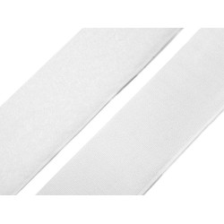 Taśma rzep samoprzylepna komplet (haczyk+pętelka) szerokość 50 mm - White (1 Metr)