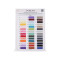 Colour card - zipper coil 3 mm pol - As pictured (1 Piece)