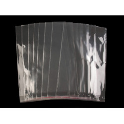Torby foliowe z paskiem klejącym 26x40 cm - Transparent (100 Sztuki)