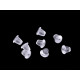 Zatyczki do kolczyków 3x5 mm - Transparent (5 Gramy) Zatyczki do kolczyków 3x5 mm - Transparent (5 Gramy)