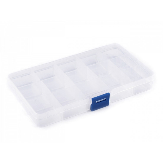 Boîte à perles en plastique, 10 x 17 x 2,2 cm - Transparent (4 Pièces) Boîte à perles en plastique, 10 x 17 x 2,2 cm - Transparent (4 Pièces)