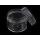 Barattolino in plastica trasparente, dimensioni: 3,2 x 3,8 cm con coperchio a vite - Trasparente (120 Pezzi) Barattolino in plastica trasparente, dimensioni: 3,2 x 3,8 cm con coperchio a vite - Trasparente (120 Pezzi)