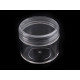 Barattolino in plastica trasparente, dimensioni: 3,2 x 3,8 cm con coperchio a vite - Trasparente (120 Pezzi) Barattolino in plastica trasparente, dimensioni: 3,2 x 3,8 cm con coperchio a vite - Trasparente (120 Pezzi)