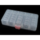 Boîte à perles en plastique, 9 x 19 x 3,5 cm - Transparent (1 Pièce) Boîte à perles en plastique, 9 x 19 x 3,5 cm - Transparent (1 Pièce)