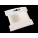 Bande élastique transparente en silicone, largeur 4 mm - Transparent (100 Mètres) Bande élastique transparente en silicone, largeur 4 mm - Transparent (100 Mètres)