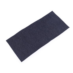 Écussons thermocollants en denim, 20 x 43 cm - Bleu fonçé (1 Pièce)