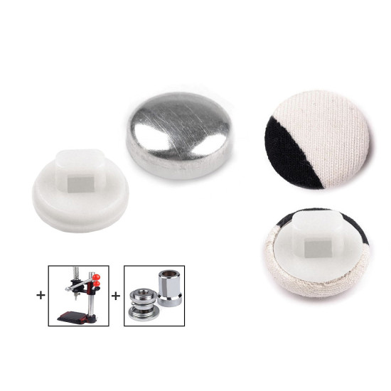 Foremki guzików do obciągania materiałem rozmiar 16" - White (2000 Zestawy) Foremki guzików do obciągania materiałem rozmiar 16" - White (2000 Zestawy)