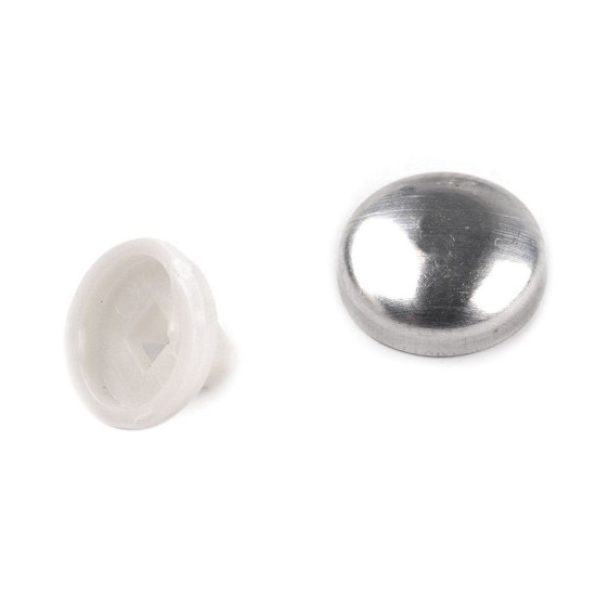Foremki guzików do obciągania materiałem rozmiar 16" - White (2000 Zestawy) Foremki guzików do obciągania materiałem rozmiar 16" - White (2000 Zestawy)
