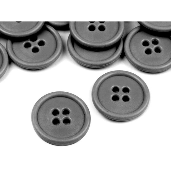 Button size 32' - Black (20 Pieces)