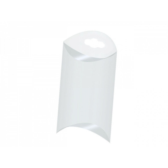 Clear packaging box with hang hole 5.5x8.5 cm - Transparent (10 Pieces) Clear packaging box with hang hole 5.5x8.5 cm - Transparent (10 Pieces)