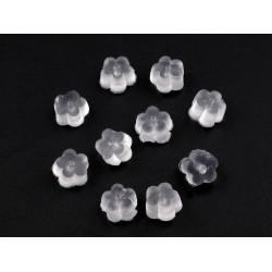 Earring stoppers 3x5 mm - Transparent (180 Grams)