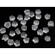 Earring stoppers 3x5 mm - Transparent (5 Grams)