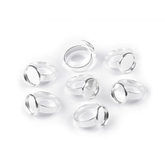 Anneau de base - diy, sans finitions, ø 12 mm - Argent lumineux (1 Pièce) Anneau de base - diy, sans finitions, ø 12 mm - Argent lumineux (1 Pièce)