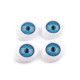 Oval plastic doll eyes 12x17 mm - Green (20 Pieces)