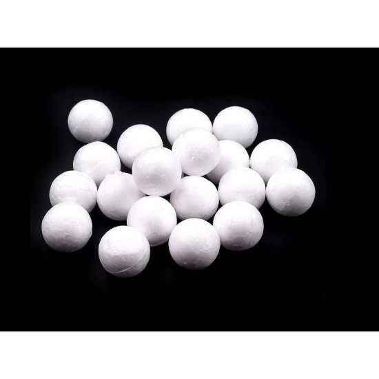 Diy polystyrene balls ø1.5 cm solid - White (100 Pieces) Diy polystyrene balls ø1.5 cm solid - White (100 Pieces)