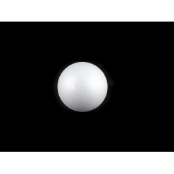 Kula styropianowa ø2,5 cm - White (100 Sztuki)
