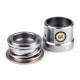 Hand press dies mold for self cover button size 60, - Nickel (1 Set) Hand press dies mold for self cover button size 60, - Nickel (1 Set)
