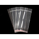 Torebki foliowe z paskiem klejącym i zawieszką 6x15 cm - Transparent (100 Sztuki) Torebki foliowe z paskiem klejącym i zawieszką 6x15 cm - Transparent (100 Sztuki)