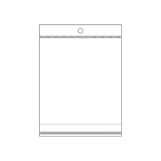 Torebki foliowe z paskiem klejącym i zawieszką 13x14 cm - Transparent (100 Sztuki) Torebki foliowe z paskiem klejącym i zawieszką 13x14 cm - Transparent (100 Sztuki)