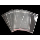 Torebki foliowe z paskiem klejącym i zawieszką 20x24 cm - Transparent (100 Sztuki) Torebki foliowe z paskiem klejącym i zawieszką 20x24 cm - Transparent (100 Sztuki)