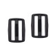 Ajustador deslizante de plástico tri-glide, ancho 15, 20, 25 mm - Negro (200 Piezas) Ajustador deslizante de plástico tri-glide, ancho 15, 20, 25 mm - Negro (200 Piezas)