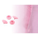 Plastic snap fasteners size 18' - Red (50 Sets) Plastic snap fasteners size 18' - Red (50 Sets)