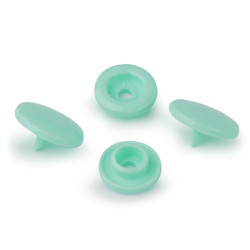 Plastic snap fasteners size 18' - Mint (1000 Sets)