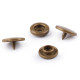 Plastic snap fasteners size 18' - Red (50 Sets) Plastic snap fasteners size 18' - Red (50 Sets)