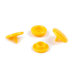 Plastic snap fasteners size 18' - Orange-yellow (200 Sets)