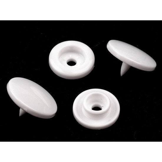 Plastic snap fasteners size 18' - Red (50 Sets) Plastic snap fasteners size 18' - Red (50 Sets)