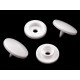 Plastic snap fasteners size 18' - Red (50 Sets) Plastic snap fasteners size 18' - Red (50 Sets)