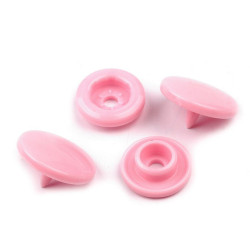 Plastic snap fasteners size 18' - Light pink (1000 Sets)