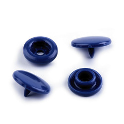Plastic snap fasteners size 18' - Navy blue (1000 Sets)