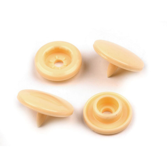 Plastic snap fasteners size 18' - Red (50 Sets) Plastic snap fasteners size 18' - Red (50 Sets)