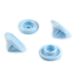 Plastic snap fasteners size 18' - Blue ice (1000 Sets)