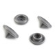 Plastic snap fasteners size 18' - Red (50 Sets) Plastic snap fasteners size 18' - Red (50 Sets)