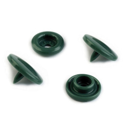 Plastic snap fasteners size 18' - Green fir (1000 Sets)