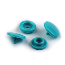 Plastic snap fasteners size 18' - Turquoise (1000 Sets)
