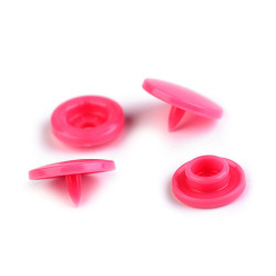 Plastic snap fasteners size 18' - Pink (1000 Sets)