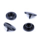 Plastic snap fasteners size 18' - Red (50 Sets) Plastic snap fasteners size 18' - Red (50 Sets)
